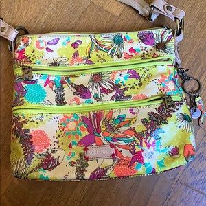 Sakroots green crossbody bag